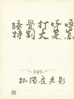 睡觉打呼噜声音特别大是怎么回事
