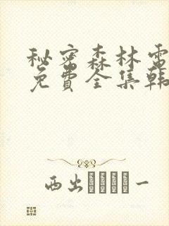 秘密森林电视剧免费全集韩剧