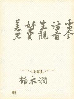美好生活电视剧免费观看全集西瓜
