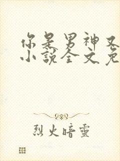 你是男神又怎样小说全文免费阅读