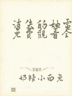 消失的她电视剧免费观看全集高清