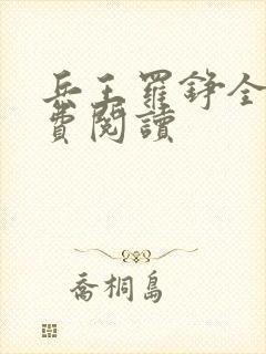 兵王罗铮全文免费阅读