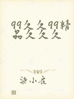 99久久99精品久久久封面