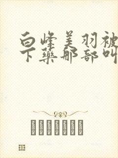 白峰美羽被持续下药那部叫电影封面