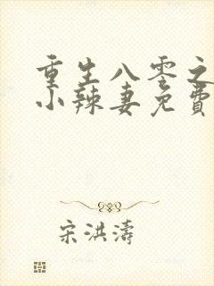 重生八零之致富小辣妻免费阅读