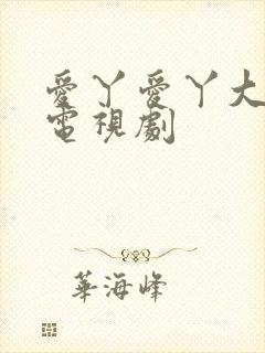 爱丫爱丫大清欢电视剧封面