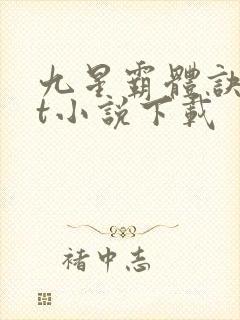 九星霸体诀txt小说下载