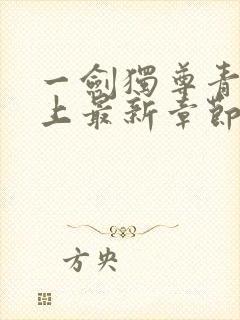 一剑独尊青鸾峰上最新章节封面
