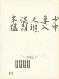 丰满人妻少妇被猛烈进入中文字幕