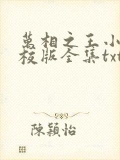 万相之王小说精校版全集txt