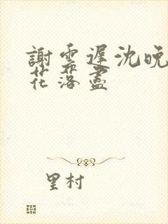 谢云迟沈晚梨梨花落尽封面