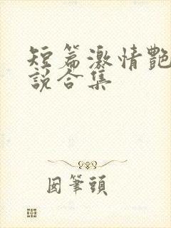 短篇激情艳情小说合集封面