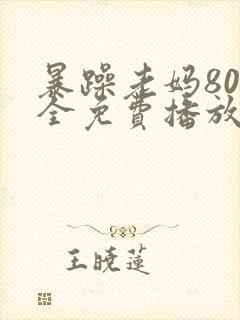 暴躁老妈80集全免费播放电视剧下载