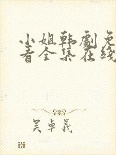小姐韩剧免费观看全集在线高清封面