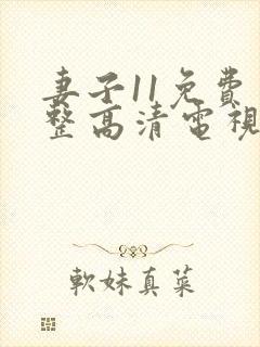 妻子11免费完整高清电视剧在线看