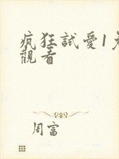 疯狂试爱1免费观看