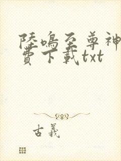 陆鸣至尊神殿免费下载txt