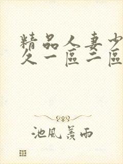精品人妻少妇久久一区二区三区