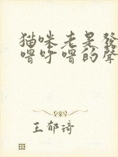 猫咪老是发出呼噜呼噜的声音是怎么回事封面