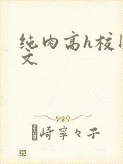 纯肉高h校园黄文