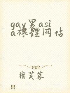 gay男asia裸体网站封面