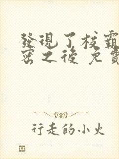 发现了校霸的秘密之后 免费阅读封面