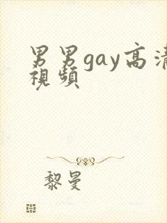 男男gay高清视频