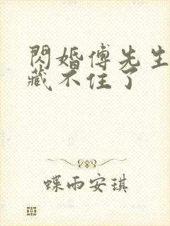 闪婚傅先生马甲藏不住了封面