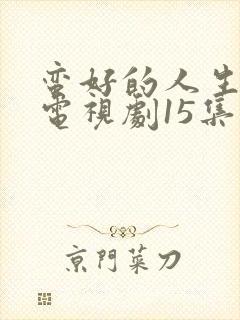 蛮好的人生观看电视剧15集完整版