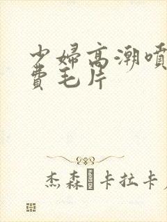 少妇高潮喷水免费毛片