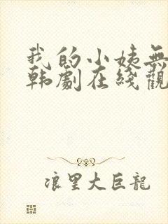 我的小姨无删减韩剧在线观看