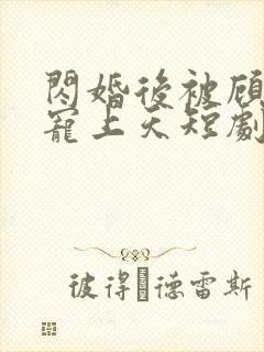 闪婚后被顾先生宠上天短剧封面