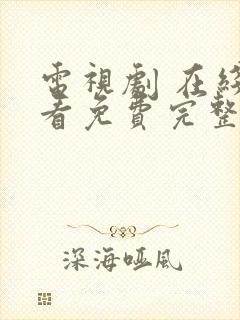 电视剧 在线观看免费完整版