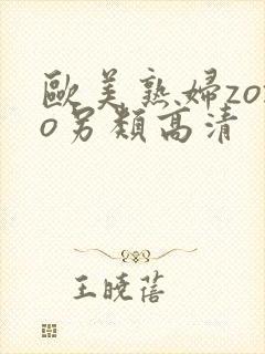 欧美熟妇zozo另类高清