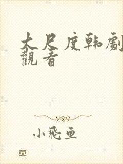 大尺度韩剧推荐观看