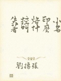 失控烙印小说原著叫什么名字