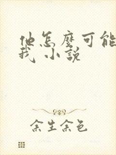 他怎么可能喜欢我 小说封面