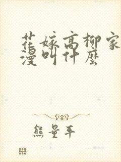 花嫁高柳家的动漫叫什么封面