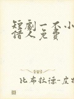 短剧一不小心撩错人免费