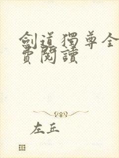 剑道独尊全本免费阅读