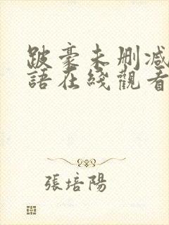 跛豪未删减版粤语在线观看