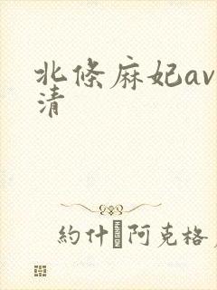 北条麻妃av高清
