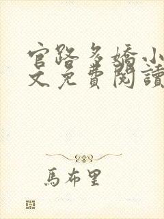 官路多娇小说全文免费阅读封面