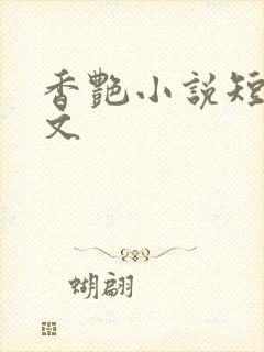 香艳小说短篇辣文封面