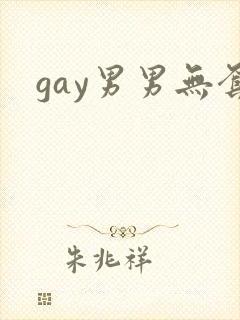 gay男男无套