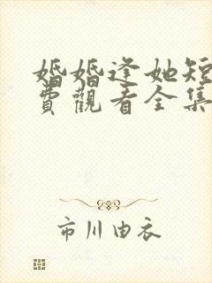 婚婚逢她短剧免费观看全集高清版