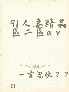 91人妻精品一区二区aⅴ