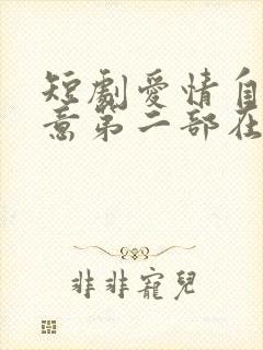 短剧爱情自有天意第二部在线观看封面