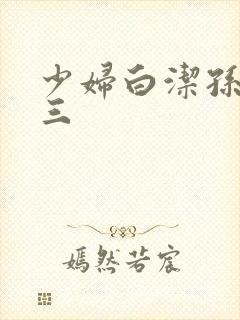 少妇白洁孙倩陈三