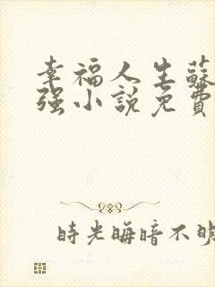 幸福人生苏玥马强小说免费阅读封面